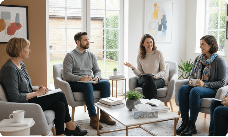 Group therapy session